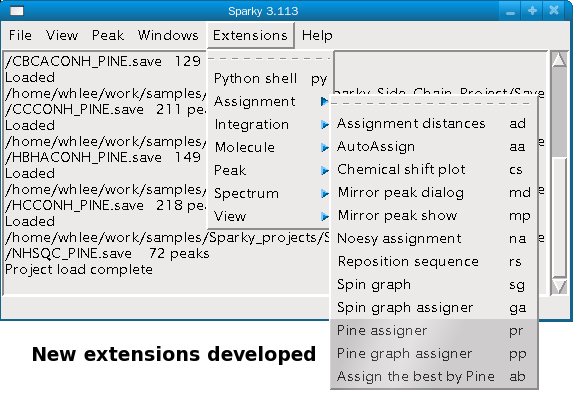 PINE-SPARKY extensions